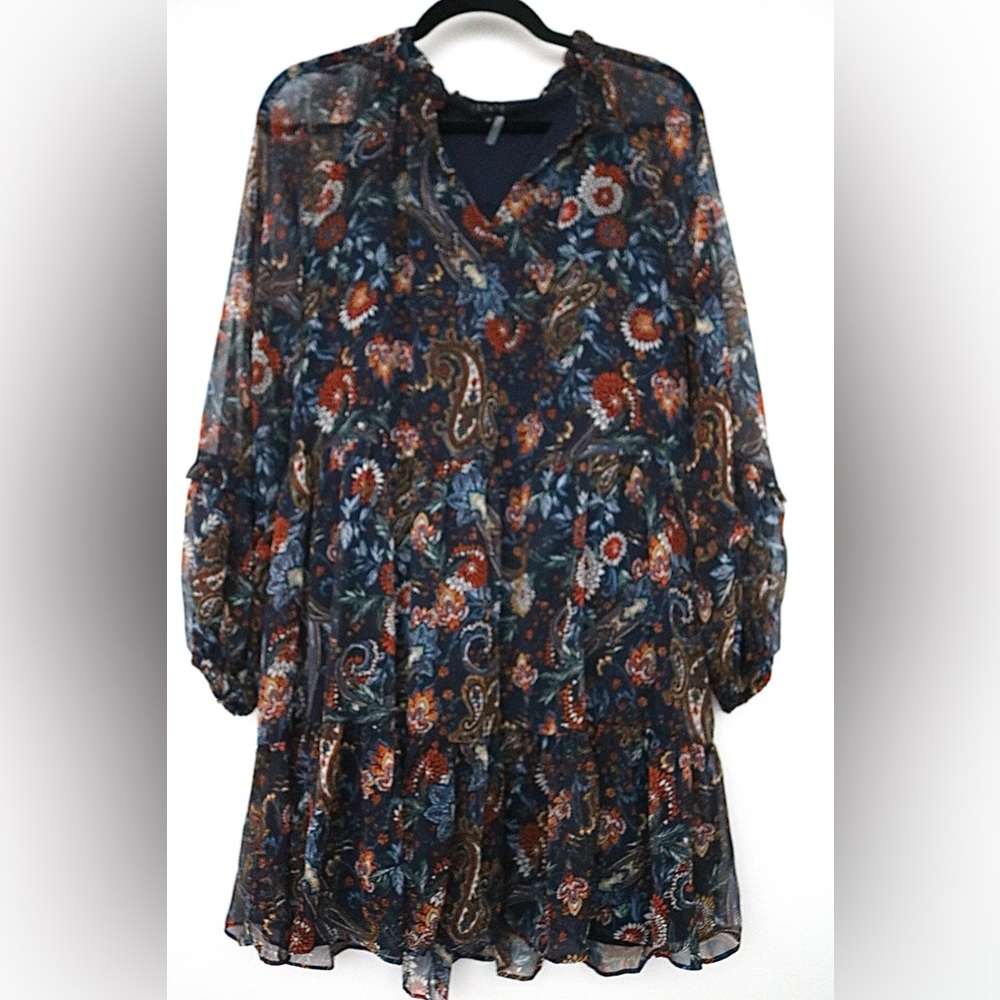 NWT-1 State Chiffon Dress- size Medium - Picture 5 of 9